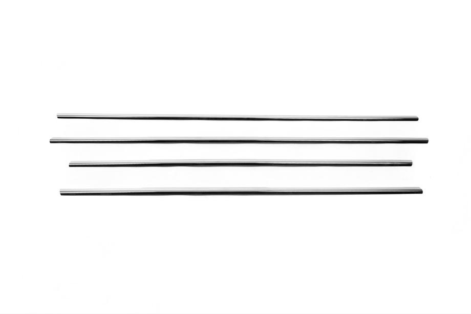 BMW 3 Series E46 1998-2006 Cornici finestrini acciaio inox OmsaLine - Acciaio Inox Italiano Foto 3