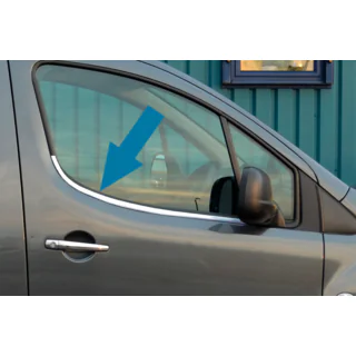 Cornici Finestrini in Acciaio Inox Citroen Berlingo 2008-2018 foto 1
