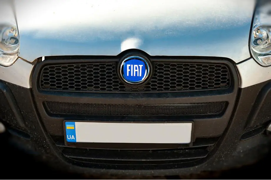 Fiat Emblema (blu, autoadesivo) Foto 2