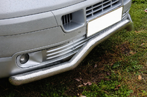 Volkswagen T5 Transporter 2003-2010 Protezione anteriore Wave ST007 (acciaio inox) foto 2
