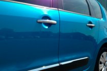 Citroen C-3 2009–2016 Coperture Maniglie Cromate (4 pz, Acciaio Inox) foto 6