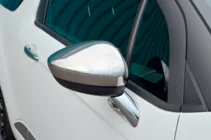 Citroen C-3 2009–2016 Coperture Specchietti (2 pz, Acciaio Inox) foto 9