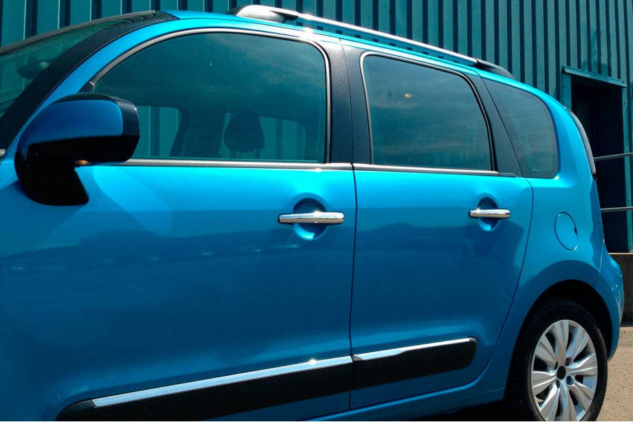 Citroen C-3 Picasso 2010-2017 Coperture Maniglie Cromate (4 pz, Acciaio Inox) Carmos - Acciaio Inox Turco Image