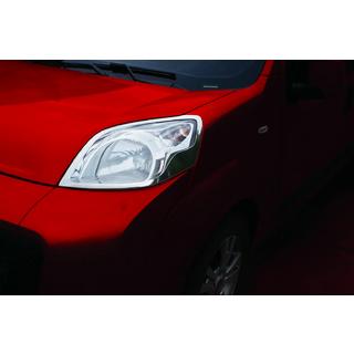 Coperture Fari Cromate (2 pz, Acciaio Inox) Citroen Nemo 2007-2017 foto 1