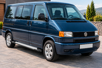 Volkswagen T4 Caravelle/Multivan 1990–2003 Pedane Laterali Allmond Grey (2 pz, Alluminio) foto 1