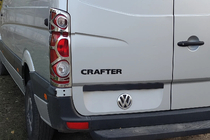Volkswagen Crafter 2006-2016 Coperture Cromate Fanali Posteriori (2 pz, Acciaio Inox) foto 1