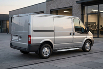 Ford Transit 2000–2014 Pedane Laterali Allmond Grey (2 pz, Alluminio) foto 1