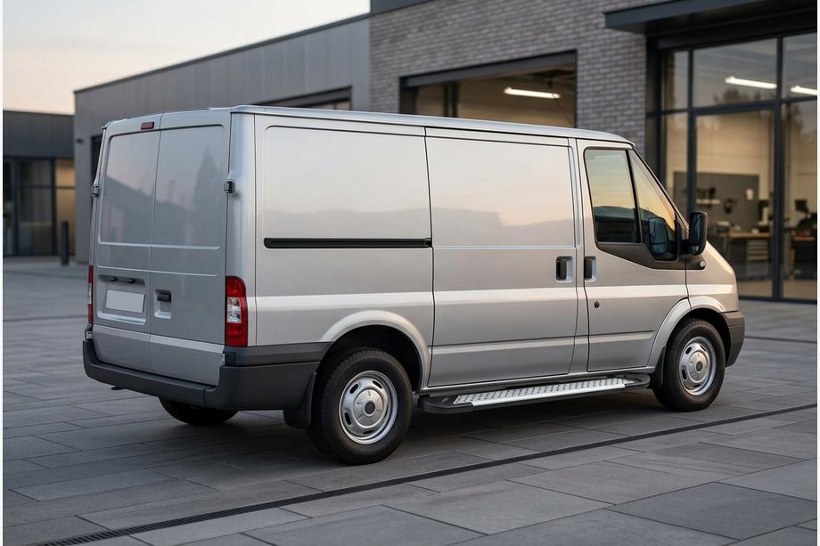 Ford Transit 2000–2014 Pedane Laterali Allmond Grey (2 pz, Alluminio) Image