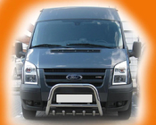 Ford Transit 2000–2014 Protezione Anteriore WT003 (2006-2014, Acciaio Inox) foto 5