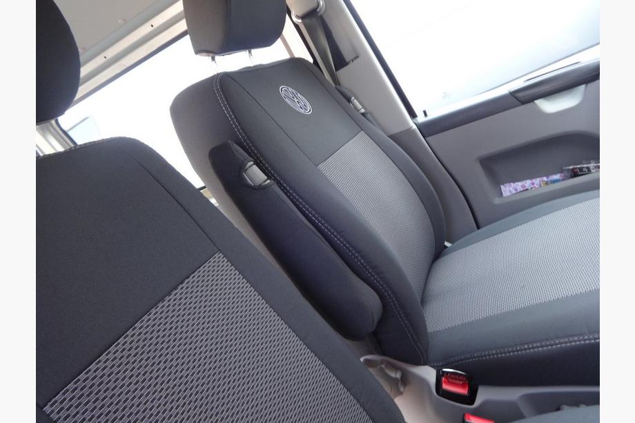 Volkswagen T5 Transporter 2003-2010 Coprisedi Auto (Tessuto, Classik) Set completo abitacolo → Sedili anteriori (1+1) Foto 5