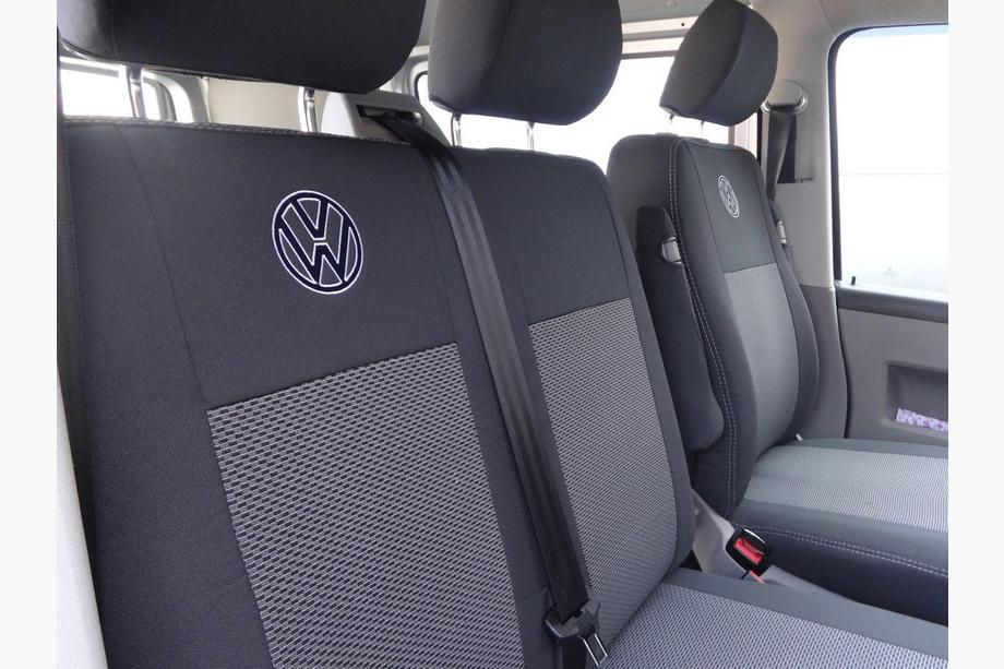 Volkswagen T5 Transporter 2003-2010 Coprisedi Auto (Tessuto, Classik) Set completo abitacolo → Sedili anteriori (1+1) Foto 10