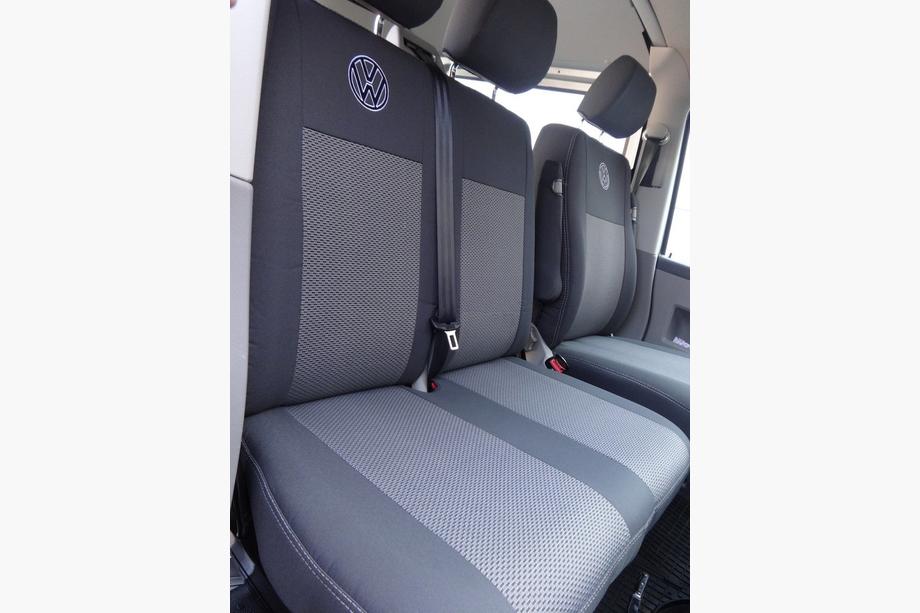 Volkswagen T5 Transporter 2003-2010 Coprisedi Auto (Tessuto, Classik) Set completo abitacolo → Sedili anteriori (1+1) Foto 12