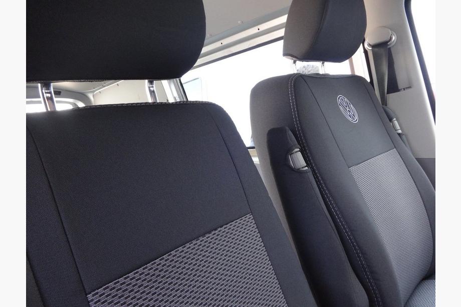 Volkswagen T5 Caravelle 2004-2010 Coprisedi Auto (Tessuto, Classik) Set completo abitacolo → Sedili anteriori (1+1) Foto 4