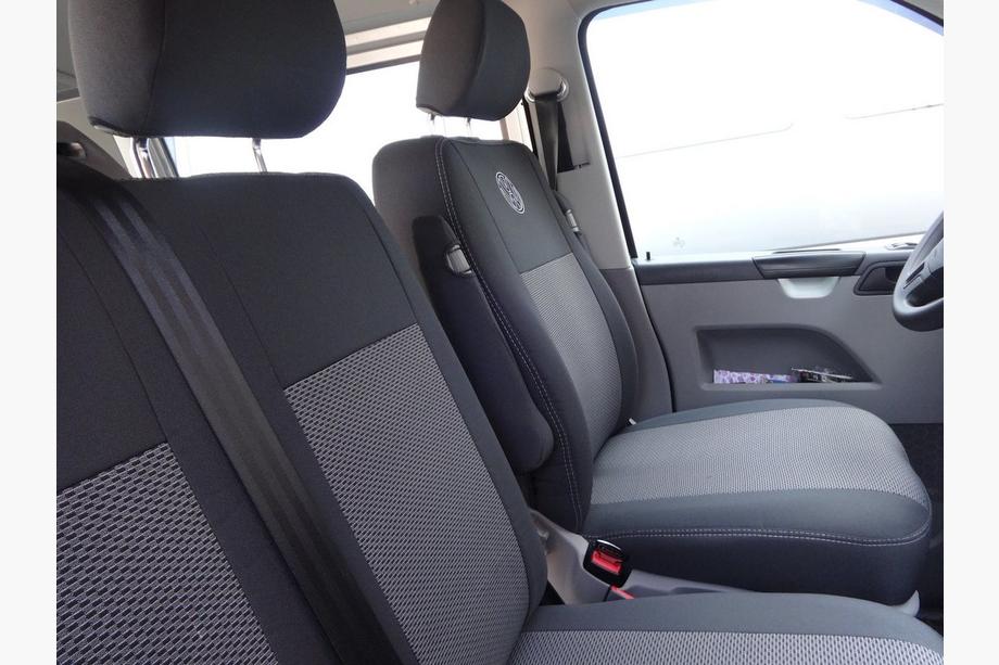 Volkswagen T5 Caravelle 2004-2010 Coprisedi Auto (Tessuto, Classik) Set completo abitacolo → Sedili anteriori (1+1) Foto 7