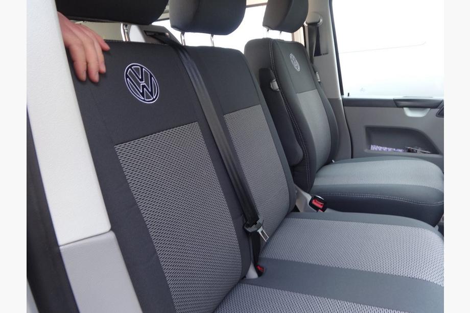 Volkswagen T5 Caravelle 2004-2010 Coprisedi Auto (Tessuto, Classik) Set completo abitacolo → Sedili anteriori (1+1) Foto 9