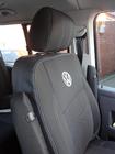 Volkswagen T5 Caravelle 2004-2010 Coprisedi Auto (Pelle Ecologica e Tessuto, Premium) Sedili anteriori (1+1) foto 14
