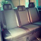 Volkswagen T5 Caravelle 2004-2010 Coprisedi Auto (Pelle Ecologica e Tessuto, Premium) Sedili anteriori (1+1) foto 5