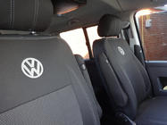 Volkswagen T5 2010-2015 Coprisedi Auto (Similpelle↗Tessuto, Premium) foto 9