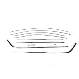Set completo cornici finestrini acciaio inox (10 pezzi) foto 4