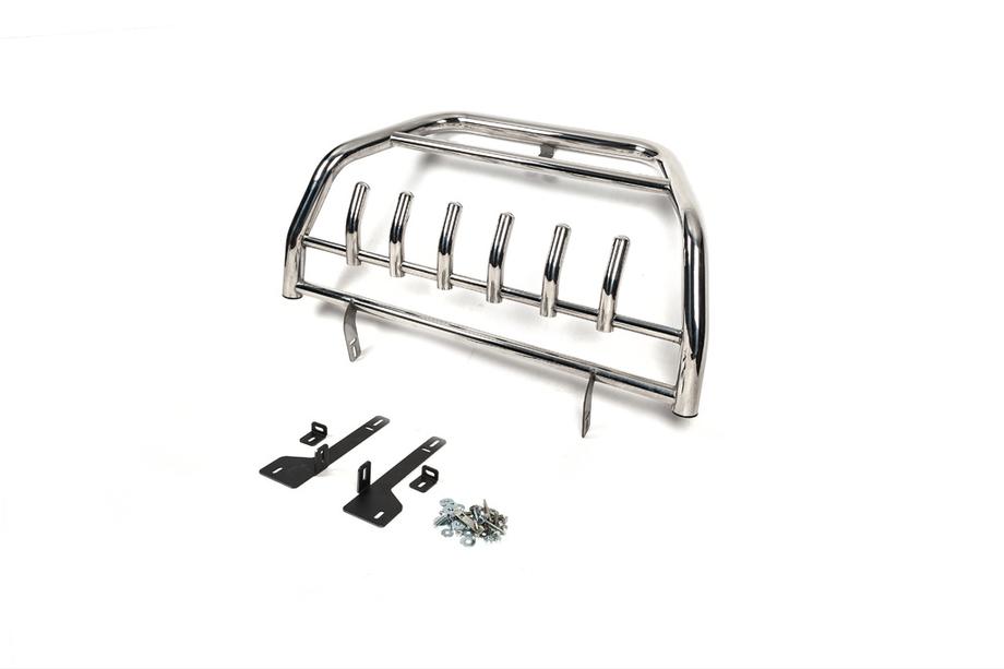 Volkswagen Touareg 2002–2010 Protezione Anteriore WT003 Special (Acciaio Inox) Foto 7