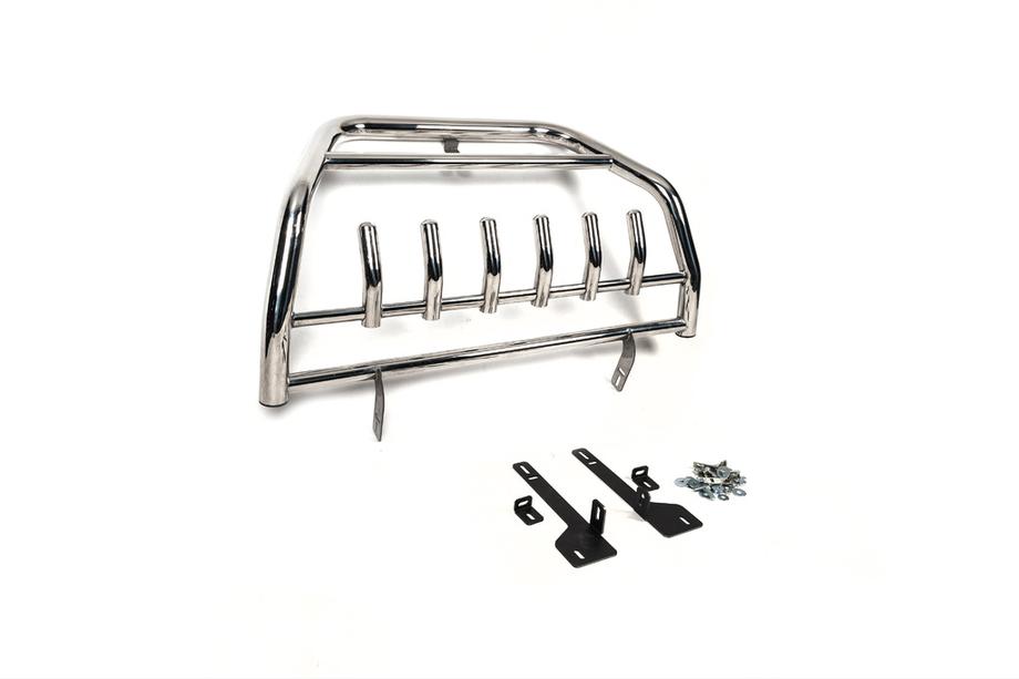 Volkswagen Touareg 2002–2010 Protezione Anteriore WT003 Special (Acciaio Inox) Foto 8