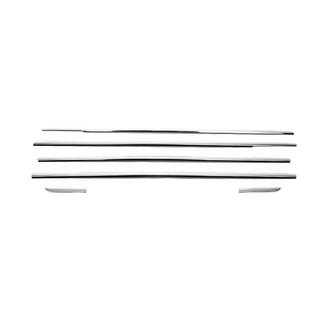 Modanature finestrini acciaio inox (6 pz) foto 2