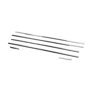 Modanature finestrini acciaio inox (6 pz) foto 3