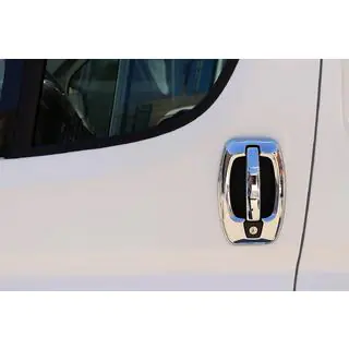 Coperture Maniglie Cromate (Acciaio Inox) Fiat Ducato 2006-2025 foto 1