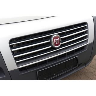 Coperture Griglia Cromate 2006-2014 (6 pezzi, Acciaio Inox) Fiat Ducato 2006-2025 foto 1