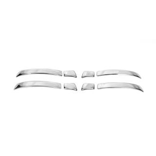 Coperture maniglie cromate per maniglie strette (4 pz, acciaio inox) foto 2