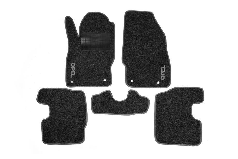Opel Corsa D 2007-2014 Tappetini auto in tessuto (Velgum) Image
