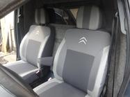 Citroen Jumpy 2007–2017 Coprisedi Auto (Ecopelle↗Tessuto, Premium) foto 3