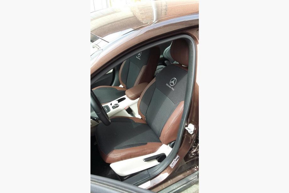 Mercedes A-class W176 2012-2018 Coprisedi Auto (Ecopelle↗Tessuto, Premium) Foto 4