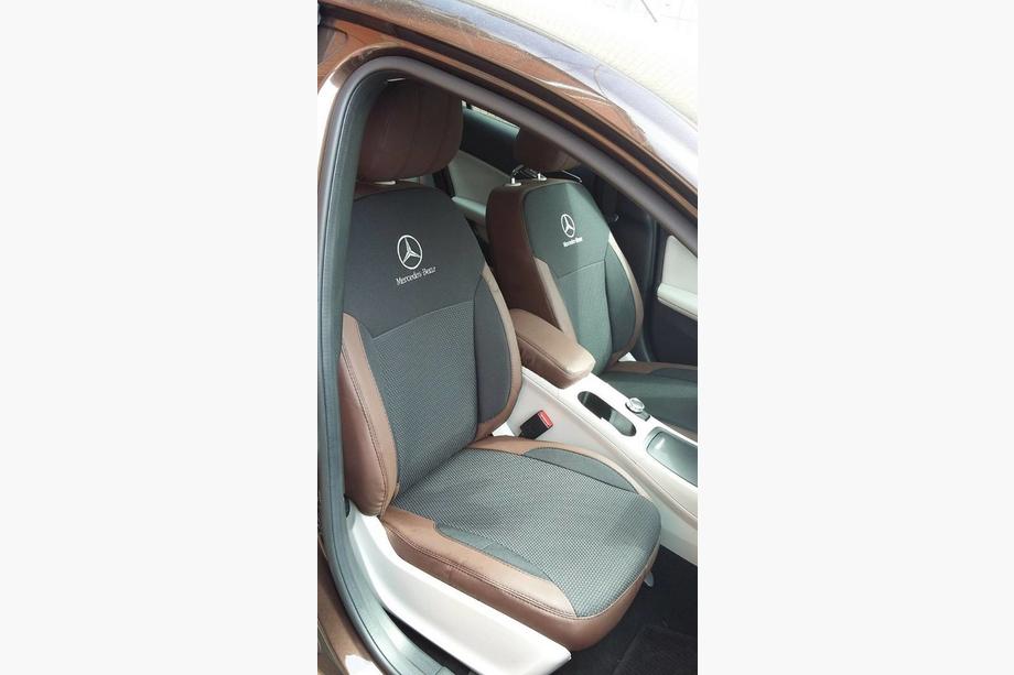 Mercedes A-class W176 2012-2018 Coprisedi Auto (Ecopelle↗Tessuto, Premium) Foto 5
