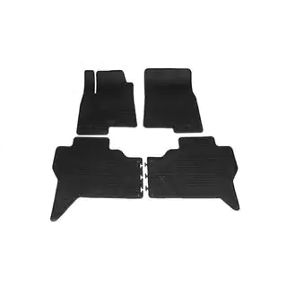 Tappetini in gomma (4 pz, Polytep) Mitsubishi Pajero Wagon IV 2006-2021 foto 1