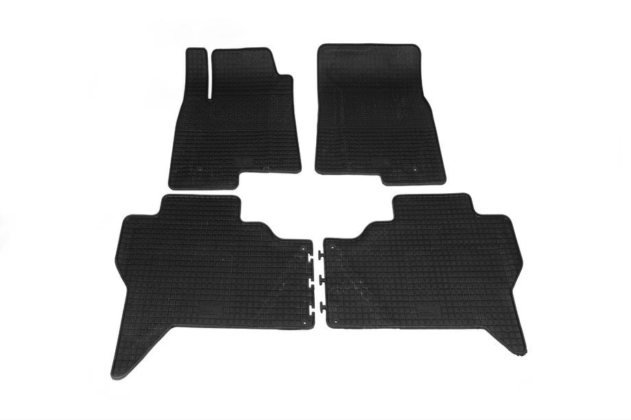 Mitsubishi Pajero Wagon IV 2006-2021 Tappetini in gomma (4 pz, Polytep) Image