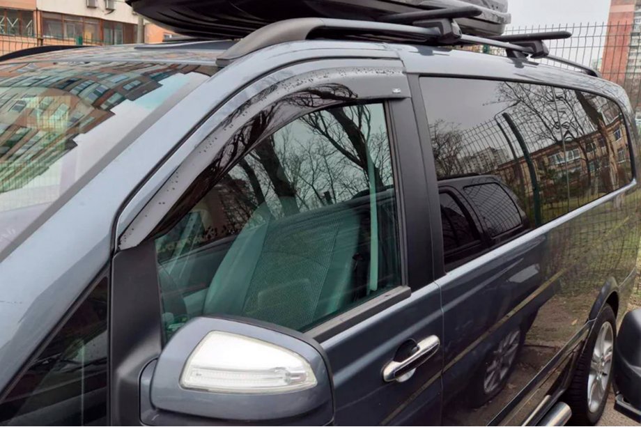 Mercedes Vito W639 2004-2014 Deflettori Finestrini (2 pz, HIC) Foto 3