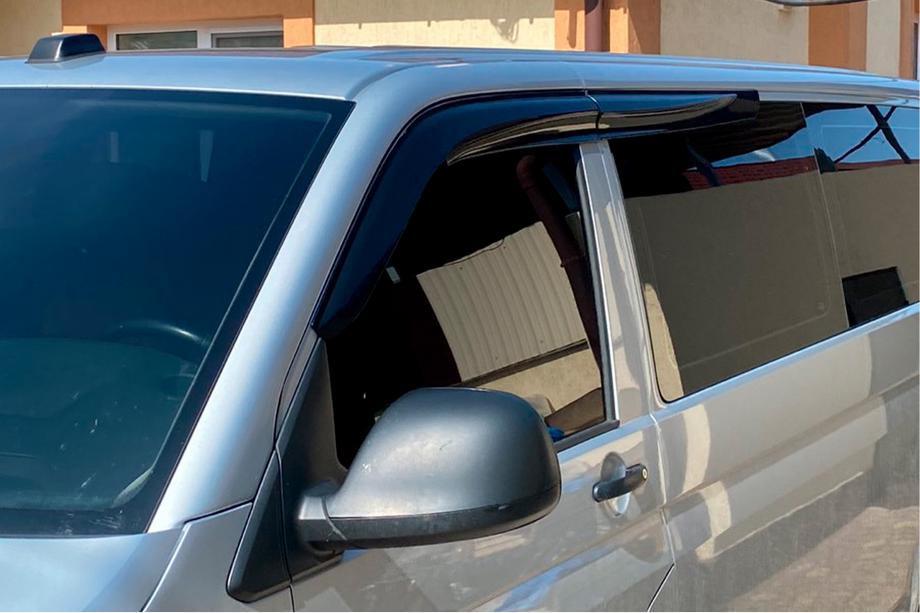 Volkswagen T5 2010-2015 Deflettori Finestrini (4 pz, Sunplex Sport) Foto 15