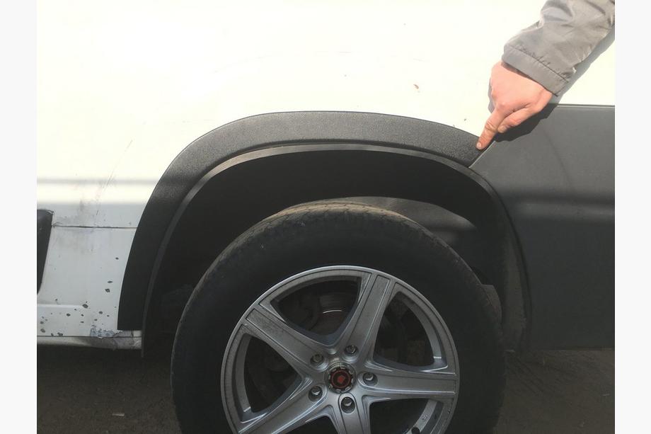 Citroen Jumper 2007-2025 Allargatori passaruota (4 pz, neri) Metallo Foto 4