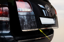 Volkswagen Touareg 2002–2010 Modanatura Cromata Cofano Bagagliaio Carmos - (ABS) foto 1