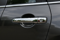 Mazda CX-7 2006-2012 Coperture Maniglie Cromate V2 (4 pz, Acciaio Inox) foto 3