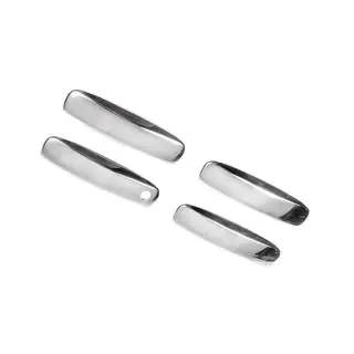 Coperture Maniglie Porta Cromate (4 pz, Acciaio Inox) foto 2