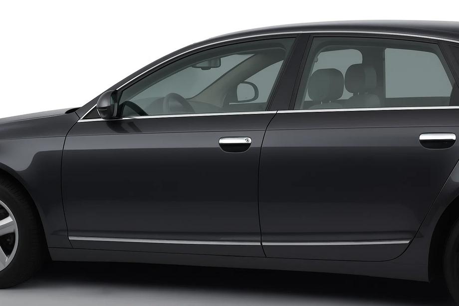 Audi A6 C6 2004-2011 Coperture Maniglie Porta Cromate (4 pz, Acciaio Inox) Image