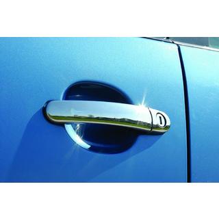 Coperture maniglie porta cromate piatte (4 pz) Skoda Octavia II A5 2006-2010 foto 1