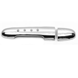 Cover maniglia porta cromata con fori (1 pz, acciaio inox) Mercedes Vito W639 2004-2014 foto 2