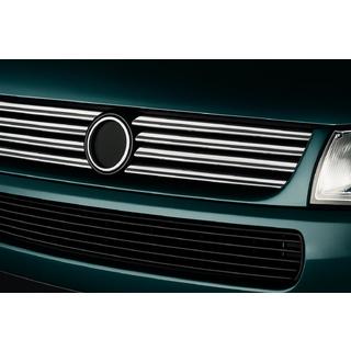 Coperture griglia cromate Cofano inclinato (8 pz, acciaio inox) Volkswagen T4 Transporter 1990-2003 foto 1