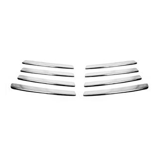 Coperture griglia cromate Cofano inclinato (8 pz, acciaio inox) Volkswagen T4 Transporter 1990-2003 foto 2