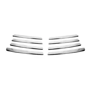 Coperture griglia cromate Cofano inclinato (8 pz, acciaio inox) foto 2