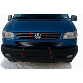 Coperture griglia paraurti Cofano inclinato (4 pz, acciaio inox) Volkswagen T4 Transporter 1990-2003 foto 1