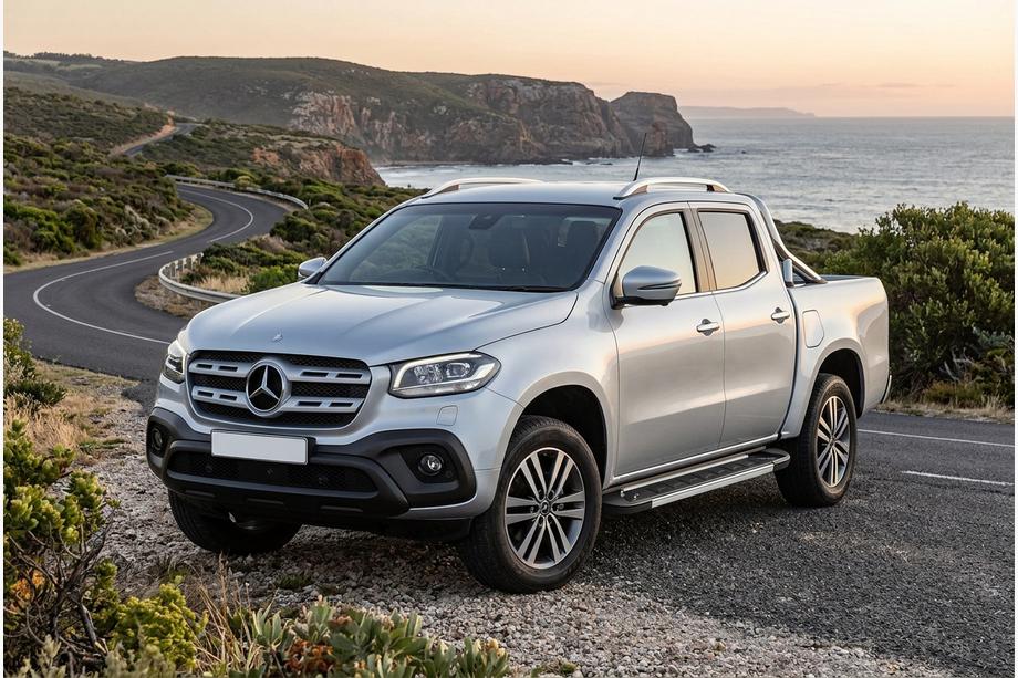 Mercedes X class 2017-2020 Pedane Laterali RedLine V1 (2 pz, Alluminio) Image